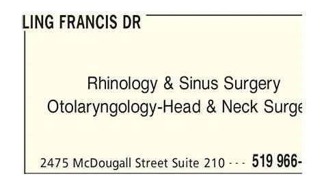 Dr Francis Ling - 2475 McDougall St, Windsor, ON