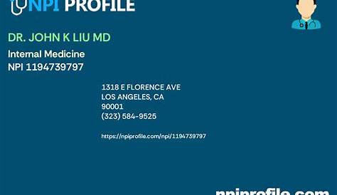 Dr. John Liu, MD, Internal Medicine | Hawthorne, CA | WebMD