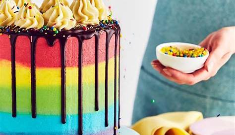 Rainbow Ombre Cake Recipe | Dr. Oetker