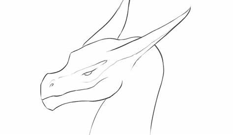 Draw a Dragon Head, Step by Step, Drawing Sheets, Added by Dawn, June