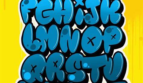 Printable Graffiti Bubble Letters Alphabet | Woo! Jr. Kids Activities
