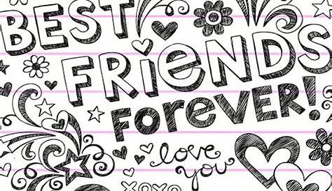 10+ Best For Together Friends Forever Together Two Bff Drawings
