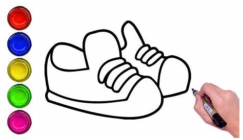 Easy Shoe Drawing at PaintingValley.com | Explore collection of Easy