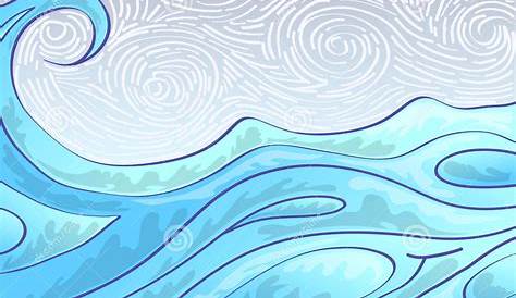 Ocean Drawing — How To Draw An Ocean Step By Step