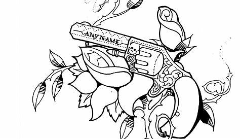 Gun Tattoo Drawings : Hannikate: Shooter Gun Tattoos Designs | Bodaswasuas