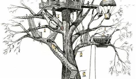 Drawings Of Tree Houses Pin On Sketches
