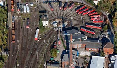 Ringlokschuppen und Drehscheiben, ehemaliges Bahnbetriebswerk, Hannover
