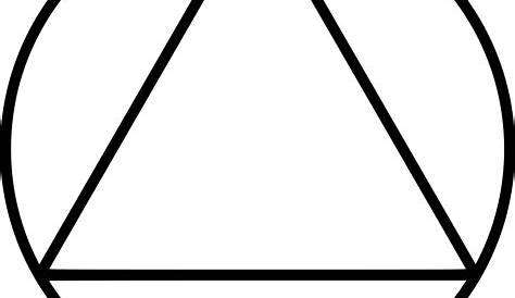 Triquetra Mit Dreieck Und Kreis Logo Dreiecke Knoten Tätowierung Pagan