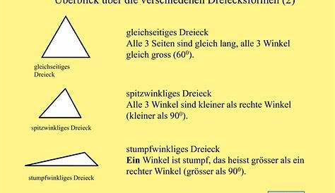 Dreiecke und ihre Eigenschaften - YouTube