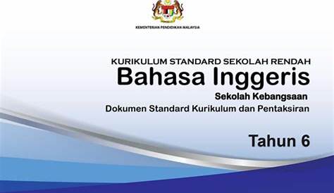 DSKP KSSR (Semakan 2022) Bahasa Inggeris Tahun 6 - GuruBesar.my