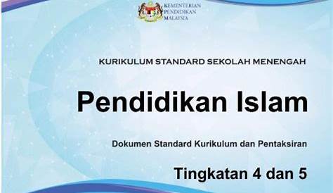 Himpunan Dskp Pendidikan islam Tingkatan 4 Yang Dapat Di Download
