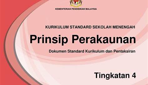 Dskp Kssm Prinsip Perakaunan Tingkatan 4 - dereja tingkatan