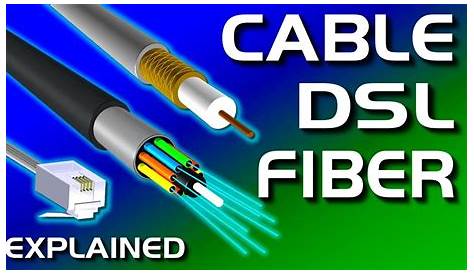 Dsl Vs Adsl Cable DSL Fiber YouTube