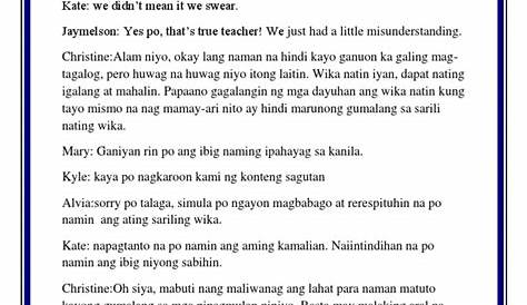 Filipino (Dula Dulaan) | PDF
