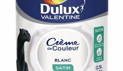 Dulux Valentine Creme De Peinture Blanc Satin Murs Et Boiseries Crème