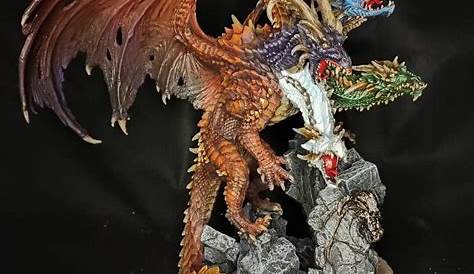 Tiamat dragon miniature Dungeons and dragons, DnD, D&D, Pathfinder