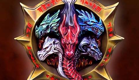 Image result for D&D tiamat symbol | Dragon symbol, Geek art, Dungeons