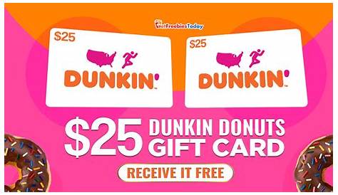 Dunkin Donuts Black Friday Gift Card Deals ' 25 Walgreens