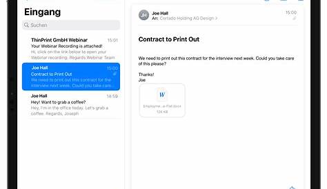 E-Mails drucken mit iPhone und iPad – So einfach geht’s! - ezeep