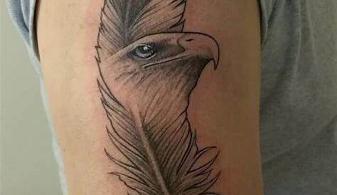 15+ Best Eagle Feather Tattoo Designs and Ideas | PetPress | Feather