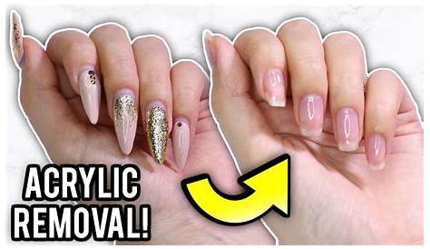 Easiest Way To Remove Acrylic Nails & Fastest Gel Fake Youtube