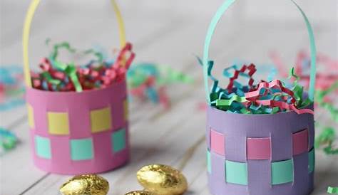 Easter Basket Crafts Craft For Kids Diy Paper Plate Watercolor S