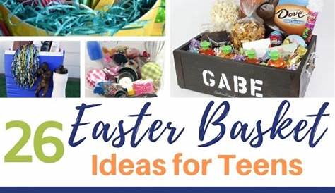 Easter Baskets For Teens Ideas Purple Basket Made This Basket My Oldest