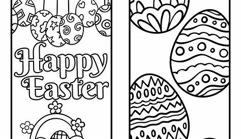 More Free Printable Easter Bookmarks
