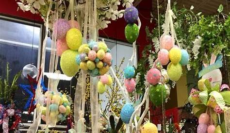 Easter Display Ideas Amazing Bright And Colorful Table Decoration 14 Homyhomee