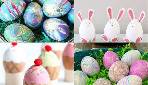 Easter Egg Decor Diy Set Of 6 Ations Hunts Handpainted Etsy