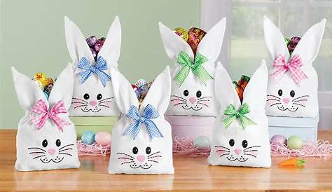 Easter Treat Bag Ideas Adorable Bunny Set Of 6 Perfect For Small Gifts