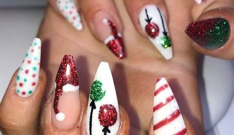 Easy Christmas Nail Designs 2022 26 Simple Yet Chic Acrylic For The