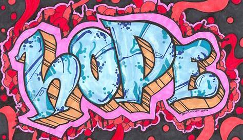 How to Draw Graffiti Style Letters for Beginners - Art by Ro Easy