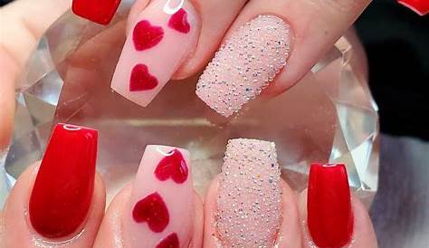 Easy Diy Valentine Nails 22 Sweet And ’s Day Nail Art Ideas