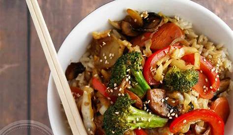 Easy Healthy Asian Vegetarian Recipes Chinese Vegetable Stirfry Vegan Soyfree Option