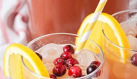 Simple Holiday Punch (Non-Alcoholic) | Punch recipes, Holiday punch