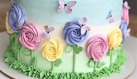 Easy Spring Cake Decorating