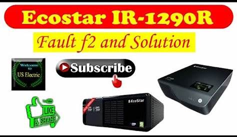 Ecostar Ups F2 Error EcoStar UPS IR2440 Inverter Review 5 Multiple