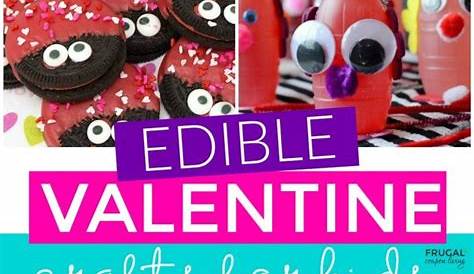 Edible Valentine Crafts For Kids Heart Wing Ladybug Candy Gifts