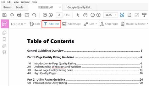 Edit Pdf Table Of Contents Online