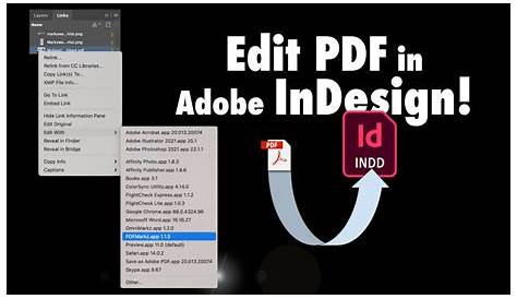 Editable Pdf Indesign