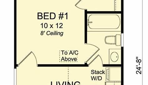 efficiency apartment floor plans | Interior Design Ideas