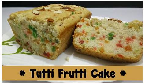 Eggless Tutti Frutti Cake Recipe In Hindi How To Make