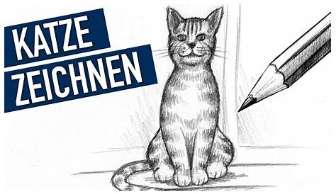 Katze zeichnen lernen - Übung mit einfachen Formen [VIDEO] | Katze