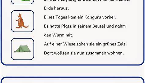 Deutsch 1. Klasse (Kostenlose Arbeitsblätter)