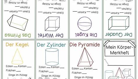 Geometrische Körper und deren Netze - YouTube