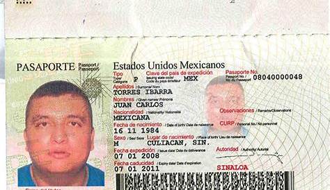 Pasaporte Mexicano Ejemplo | Hot Sex Picture