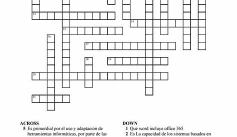 Crucigramas Para Secundaria : Crucigramas De Matematicas Para