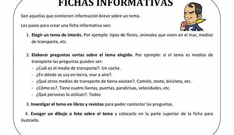 Fichas Informativas by Olimpia Galván - Issuu