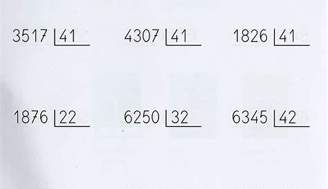 Fichas con Ejercicios de Divisiones para Niños de Primaria